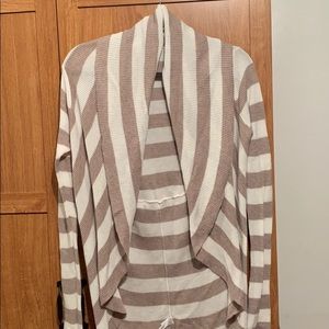 Express Striped Cardigan